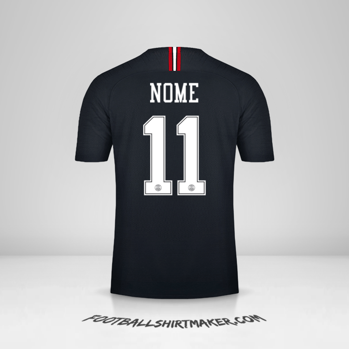 Maglia Paris Saint Germain Jordan 2018/19 -  nome - 11