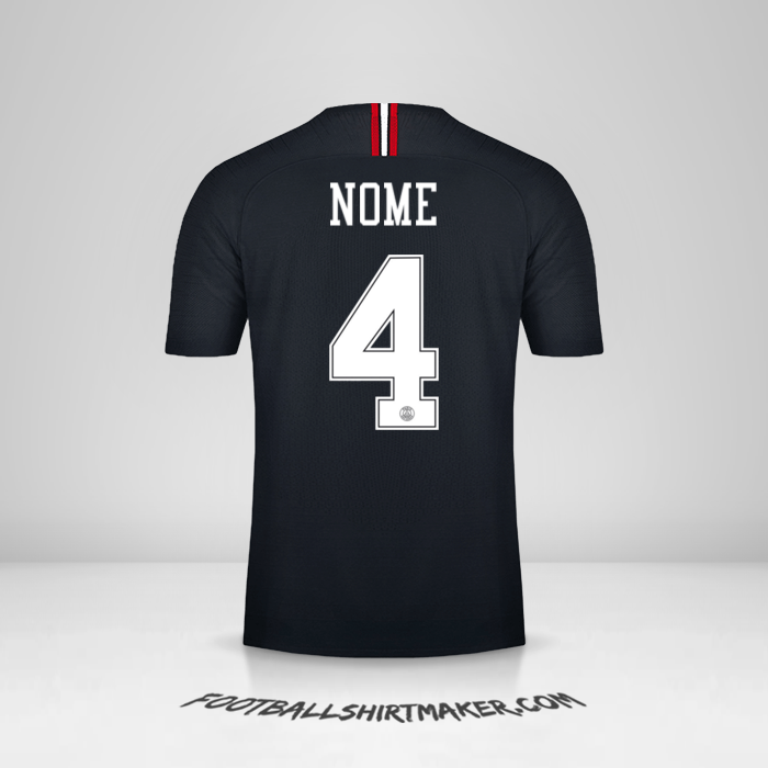 Camisola Paris Saint Germain Jordan 2018/19 -  nome - 4