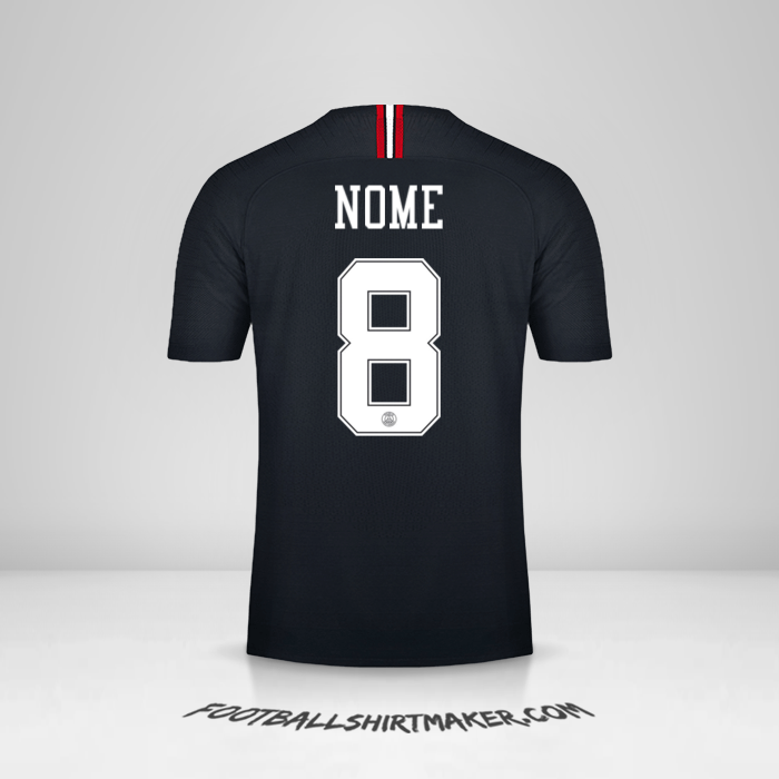 Maglia Paris Saint Germain Jordan 2018/19 -  nome - 8