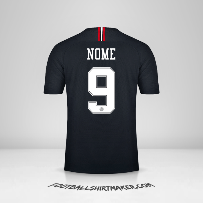 Camisola Paris Saint Germain Jordan 2018/19 -  nome - 9