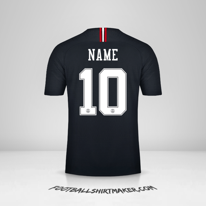 Trikot Paris Saint Germain Jordan 2018/19 -  name - 10