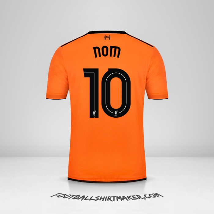 Maillot Liverpool FC Cup 2017/18 Troisième -  nom - 10