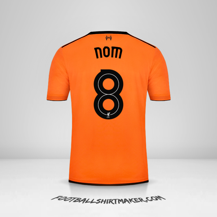 Maillot Liverpool FC Cup 2017/18 Troisième -  nom - 8