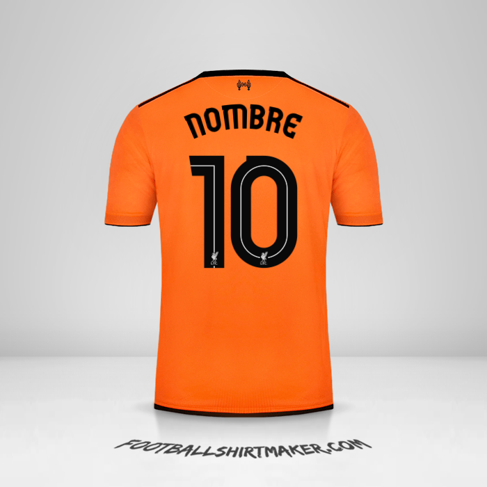 Camiseta Liverpool FC Cup 2017/18 Tercera -  nombre - 10