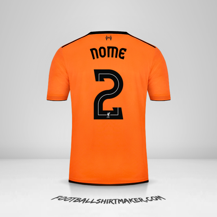 Camisola Liverpool FC Cup 2017/18 Terceira -  nome - 2