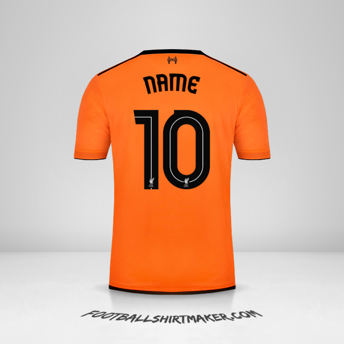 Trikot Liverpool FC Cup 2017/18 Dritte -  name - 10