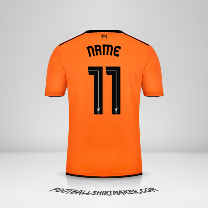 Shirt Liverpool FC Cup 2017/18 Third -  name - 11
