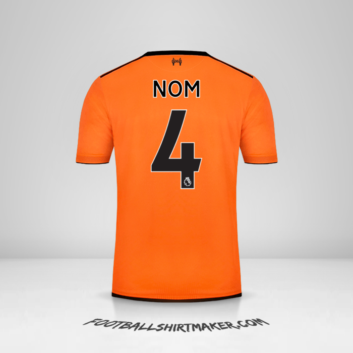 Maillot Liverpool FC 2017/18 Troisième -  nom - 4