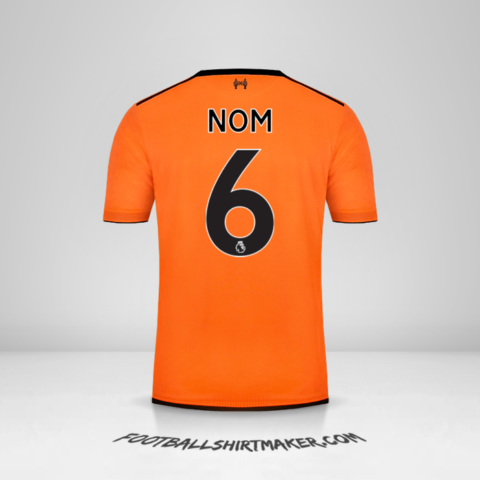Maillot Liverpool FC 2017/18 Troisième -  nom - 6