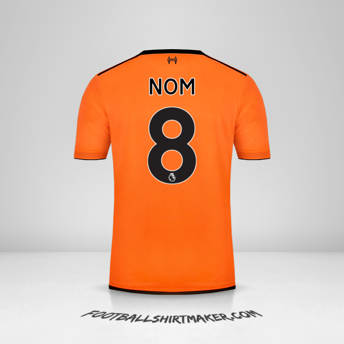 Maillot Liverpool FC 2017/18 Troisième -  nom - 8