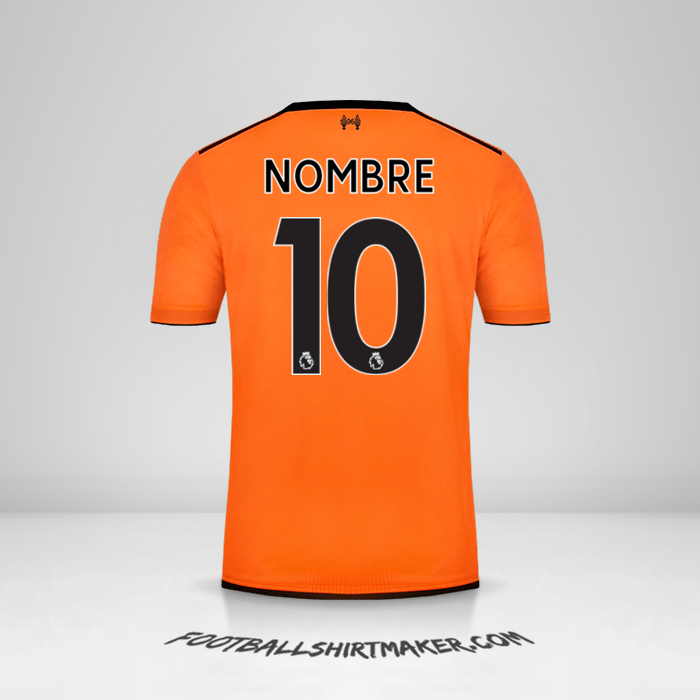 Jersey Liverpool FC 2017/18 Tercera -  nombre - 10