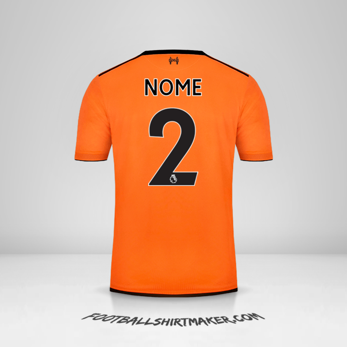 Maglia Liverpool FC 2017/18 Terza -  nome - 2