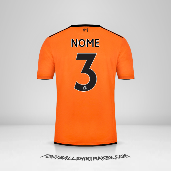 Camisola Liverpool FC 2017/18 Terceira -  nome - 3