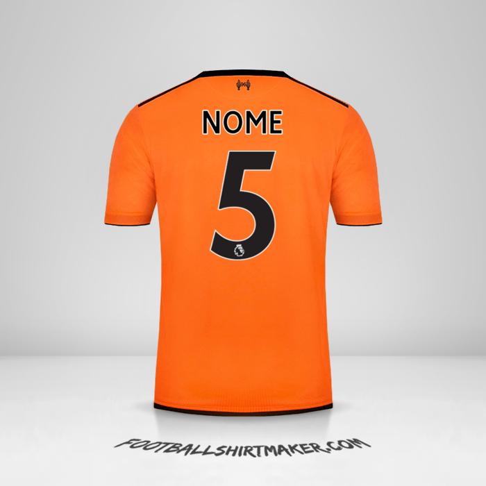 Maglia Liverpool FC 2017/18 Terza -  nome - 5