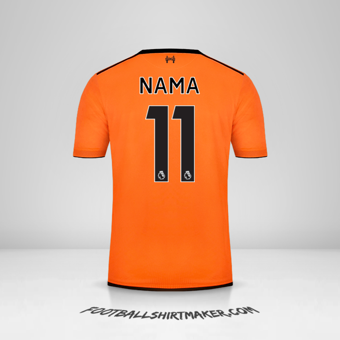 Jersey Liverpool FC 2017/18 Ketiga -  nama - 11