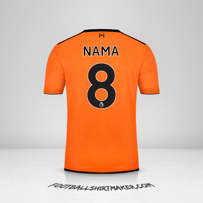 Jersey Liverpool FC 2017/18 Ketiga -  nama - 8