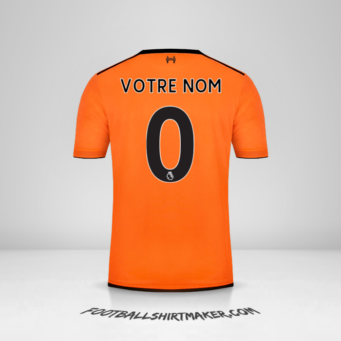 Maillot Liverpool FC 2017/18 III -  votre nom - 0