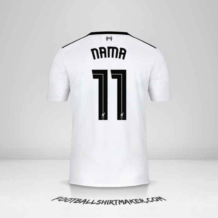 Jersey Liverpool FC Cup 2017/18 Alternatif -  nama - 11
