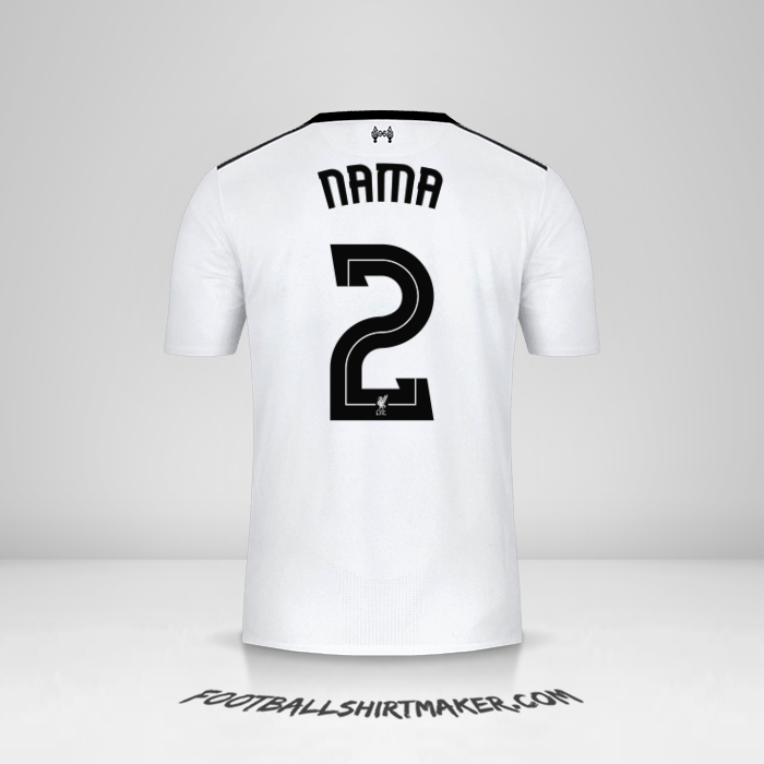 Jersey Liverpool FC Cup 2017/18 Alternatif -  nama - 2