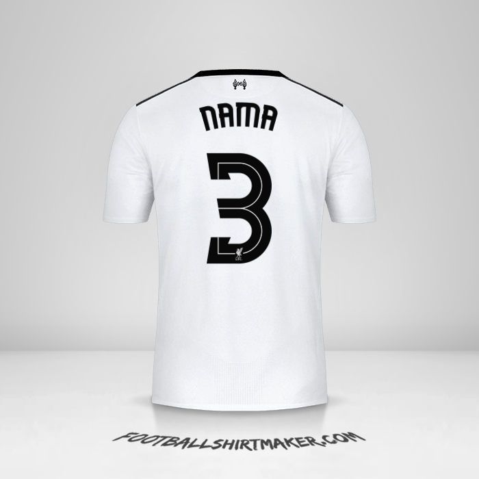 Jersey Liverpool FC Cup 2017/18 Alternatif -  nama - 3
