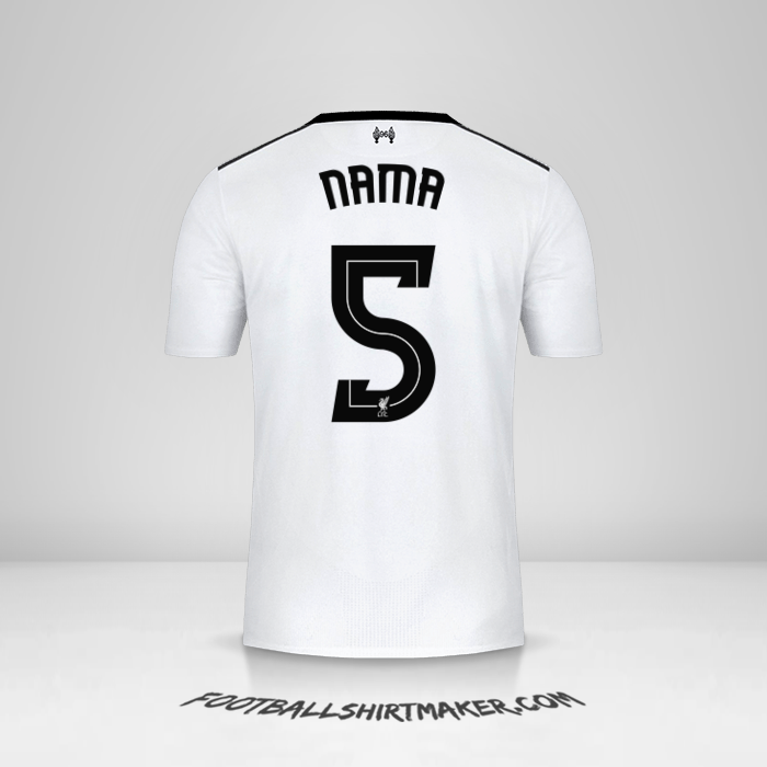 Jersey Liverpool FC Cup 2017/18 Alternatif -  nama - 5