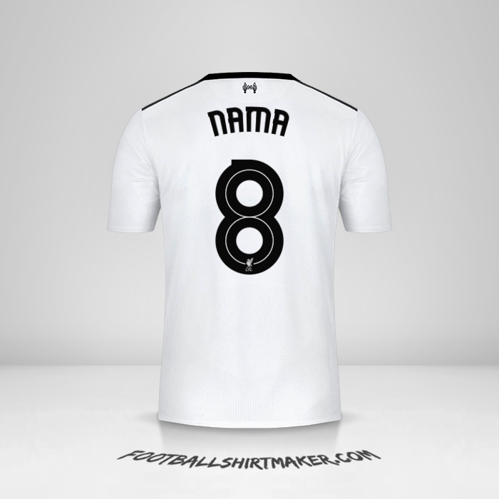 Jersey Liverpool FC Cup 2017/18 Alternatif -  nama - 8