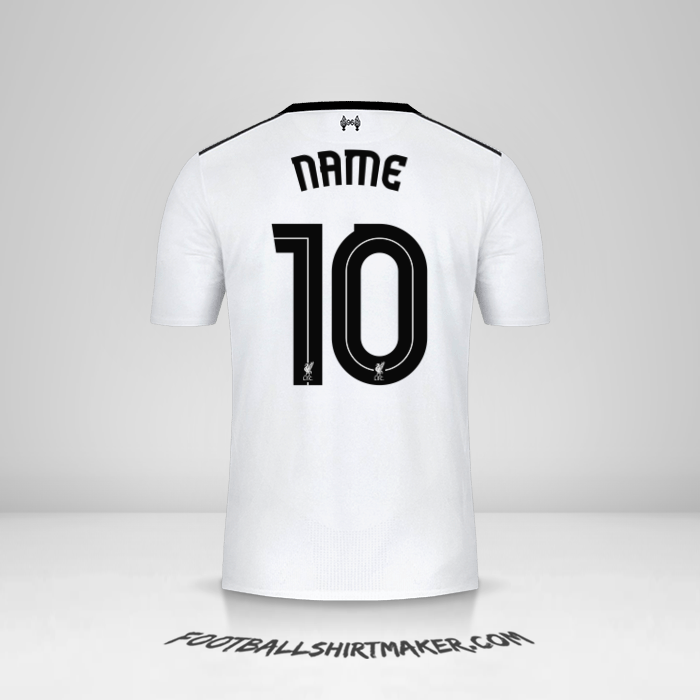 Shirt Liverpool FC Cup 2017/18 Away -  name - 10