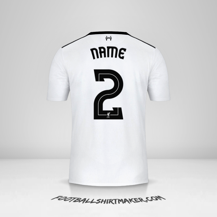 Trikot Liverpool FC Cup 2017/18 Auswärts -  name - 2
