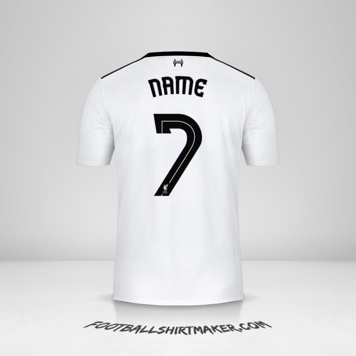Shirt Liverpool FC Cup 2017/18 Away -  name - 7