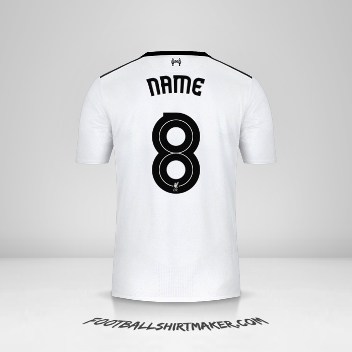 Jersey Liverpool FC Cup 2017/18 Away -  name - 8