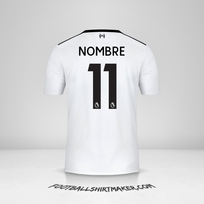 Jersey Liverpool FC 2017/18 Visita -  nombre - 11