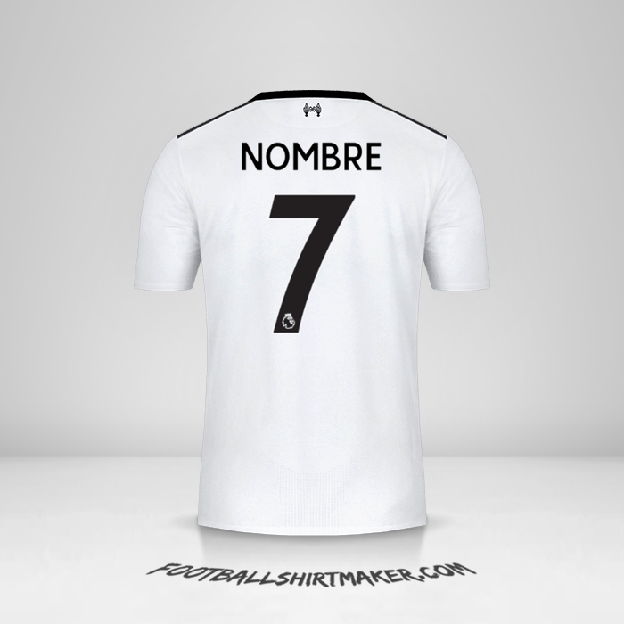Jersey Liverpool FC 2017/18 Visita -  nombre - 7