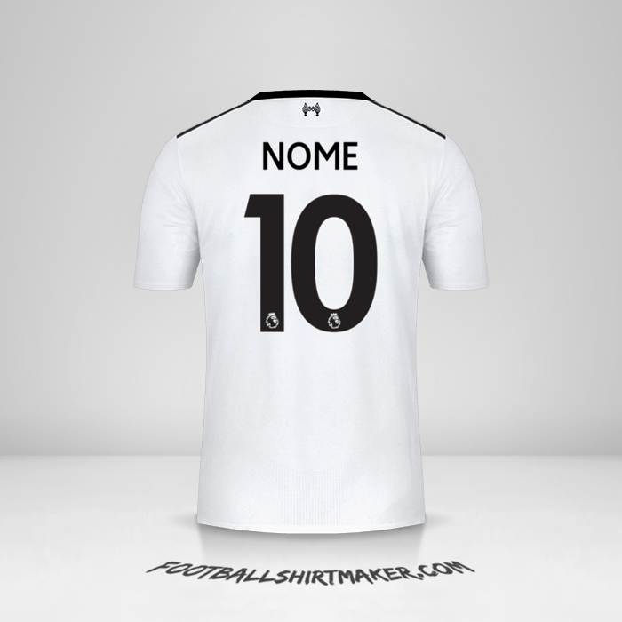 Maglia Liverpool FC 2017/18 Seconda -  nome - 10