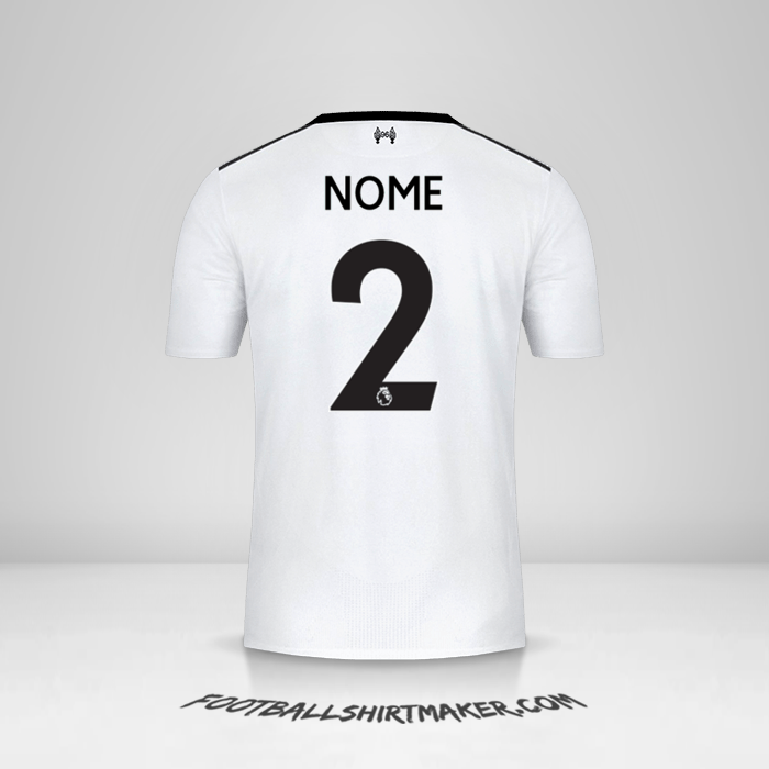 Camisa Liverpool FC 2017/18 Alternativa -  nome - 2