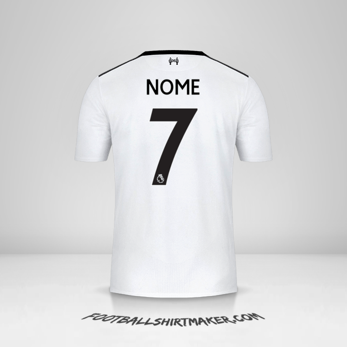 Camisa Liverpool FC 2017/18 Alternativa -  nome - 7