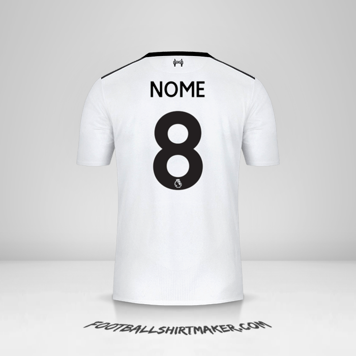 Maglia Liverpool FC 2017/18 Seconda -  nome - 8