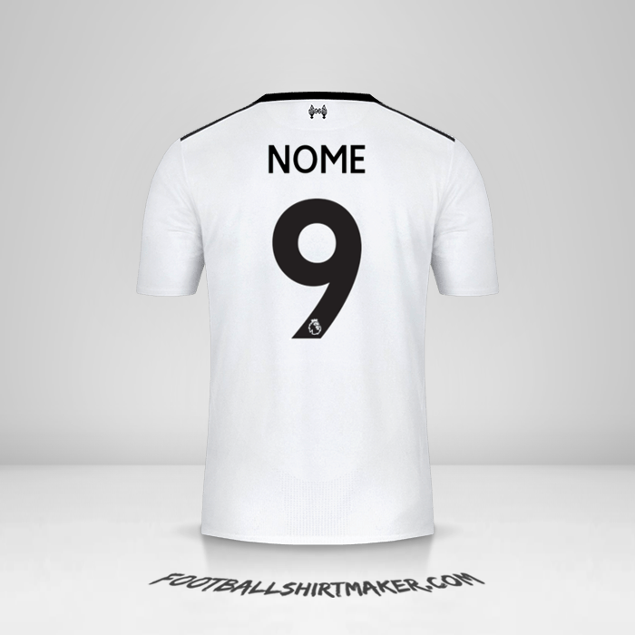 Camisa Liverpool FC 2017/18 Alternativa -  nome - 9