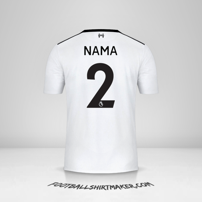 Jersey Liverpool FC 2017/18 Alternatif -  nama - 2