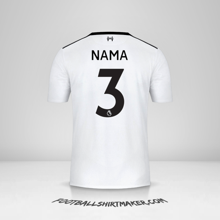 Jersey Liverpool FC 2017/18 Alternatif -  nama - 3