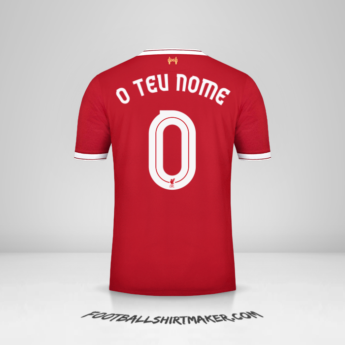 Camisola Liverpool FC Cup 2017/18 -  o teu nome - 0