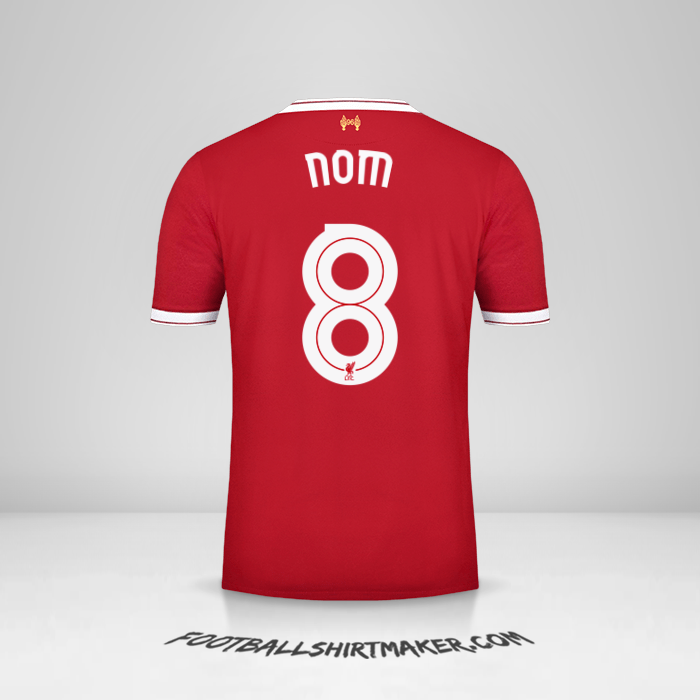 Maillot Liverpool FC Cup 2017/18 -  nom - 8