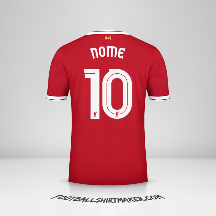 Maglia Liverpool FC Cup 2017/18 -  nome - 10