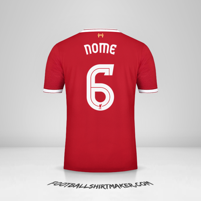 Maglia Liverpool FC Cup 2017/18 -  nome - 6