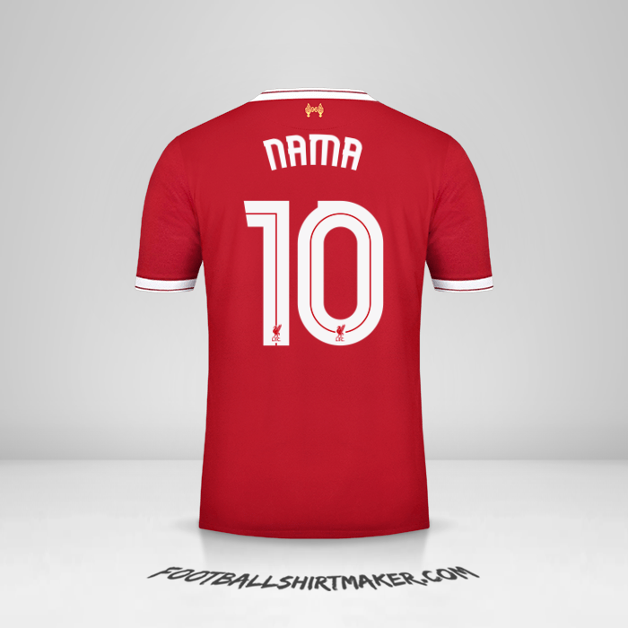 Jersey Liverpool FC Cup 2017/18 -  nama - 10