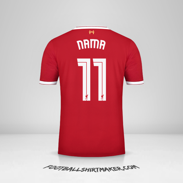 Jersey Liverpool FC Cup 2017/18 -  nama - 11