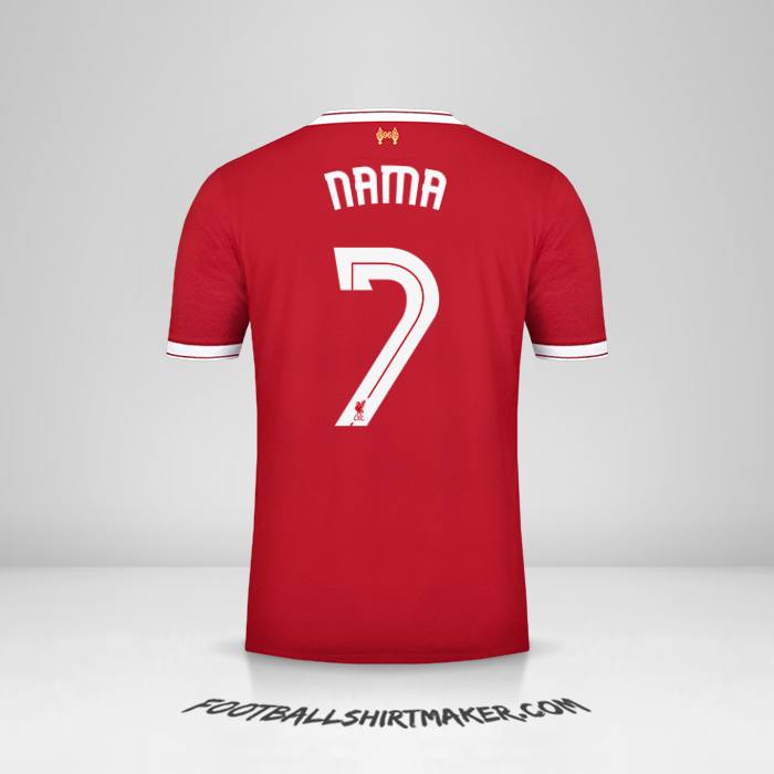 Jersey Liverpool FC Cup 2017/18 -  nama - 7