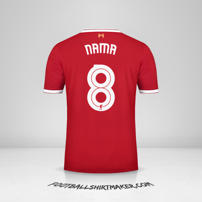 Jersey Liverpool FC Cup 2017/18 -  nama - 8