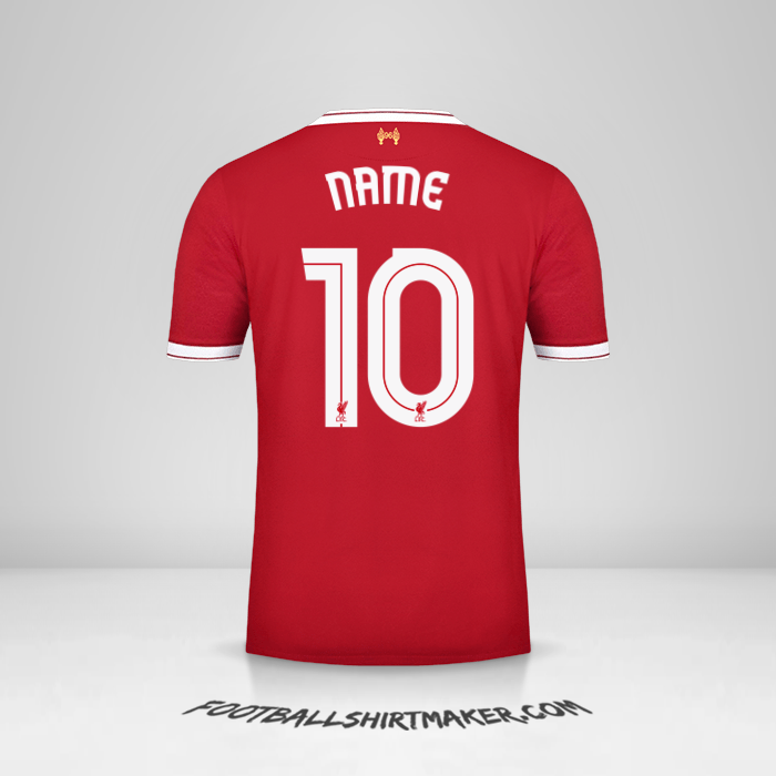 Trikot Liverpool FC Cup 2017/18 -  name - 10