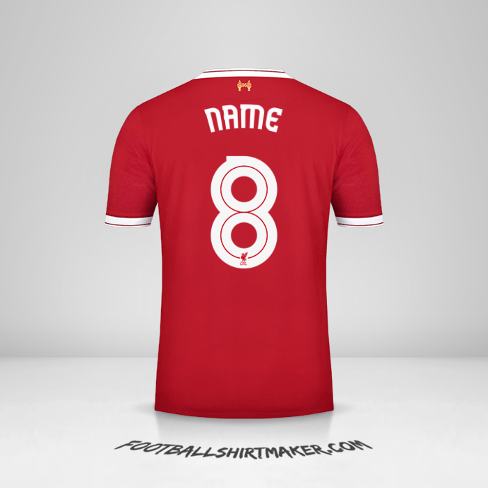 Jersey Liverpool FC Cup 2017/18 -  name - 8
