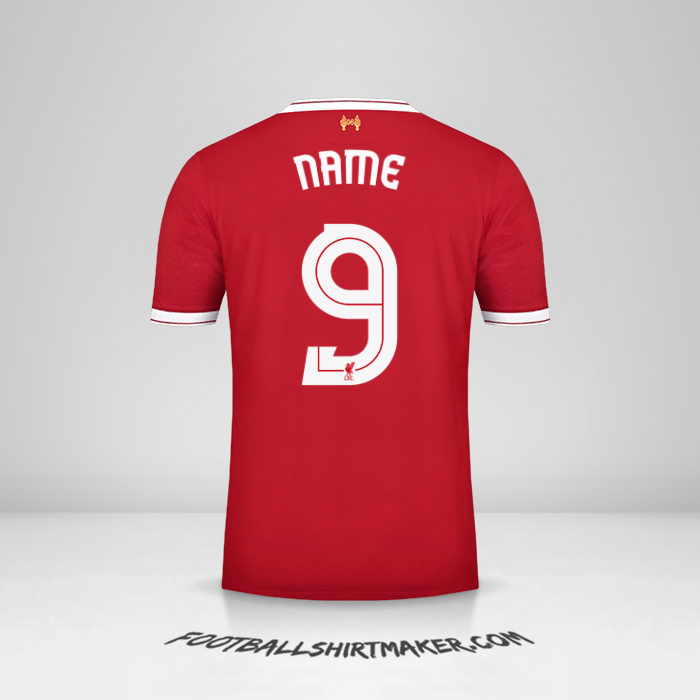 Jersey Liverpool FC Cup 2017/18 -  name - 9